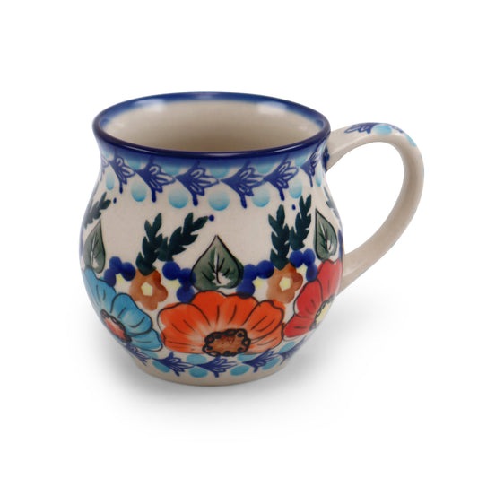12oz Belly Mug.Pattern: Summer Class