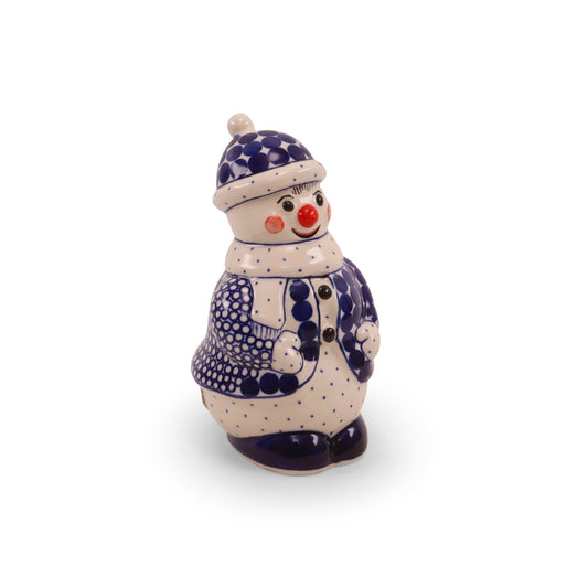 5" Snowman figurine. Pattern: Groovy Movement