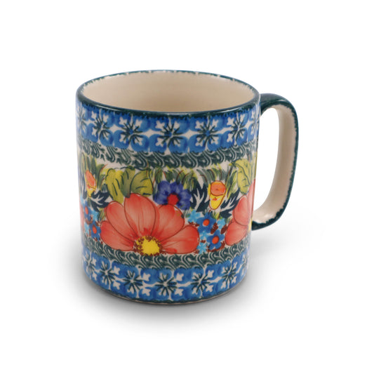 12oz Straight Mug.Pattern: Feeling Peachy