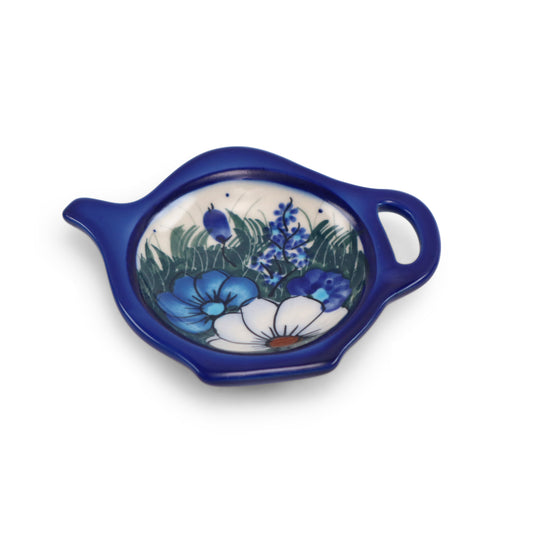 4"x4.5" Teabag Holder.Pattern: Afternoon