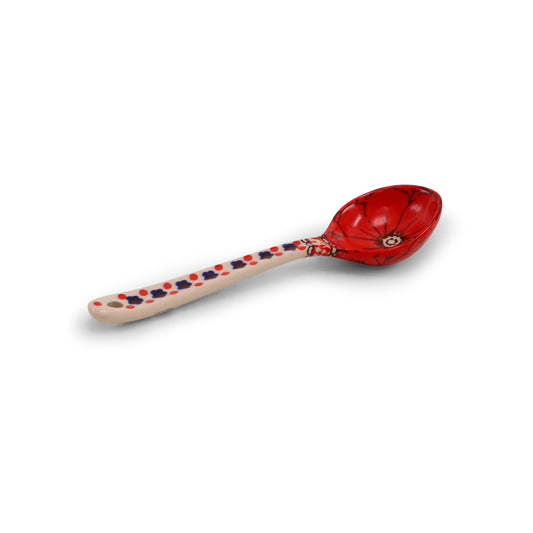 7" Soup Spoon.Pattern: Scarlet Poppy