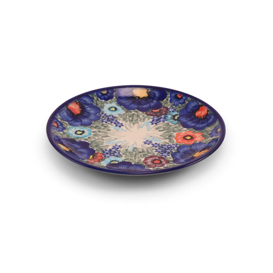 7.5" Dessert Plate.Pattern: Blooms in Blue