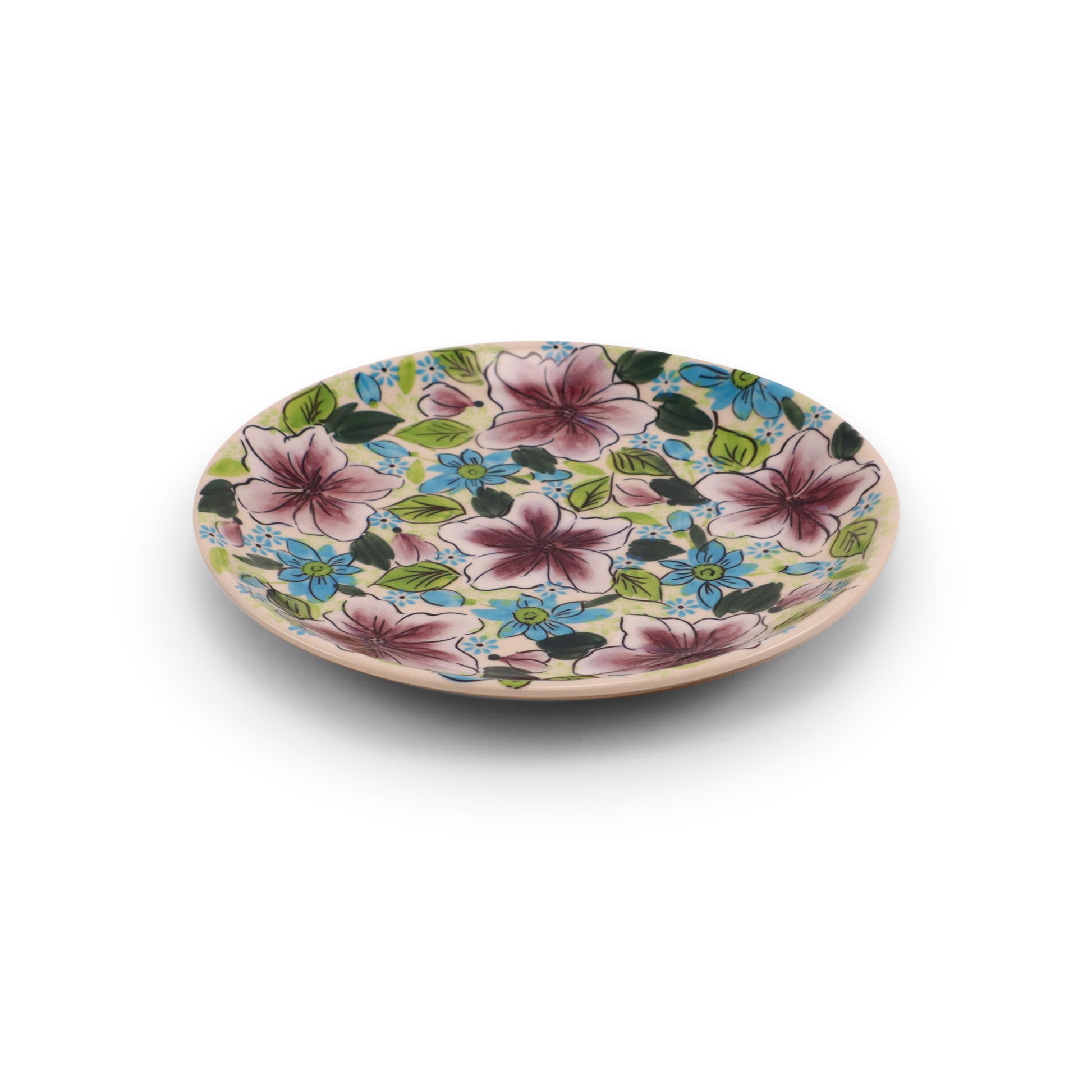7.5" Dessert Plate.Pattern: Plum Fancy