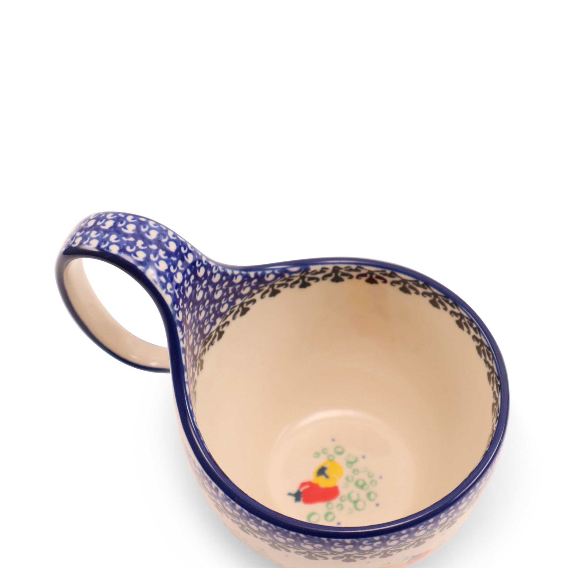 16oz Loop Bowl. Pattern: Veggies