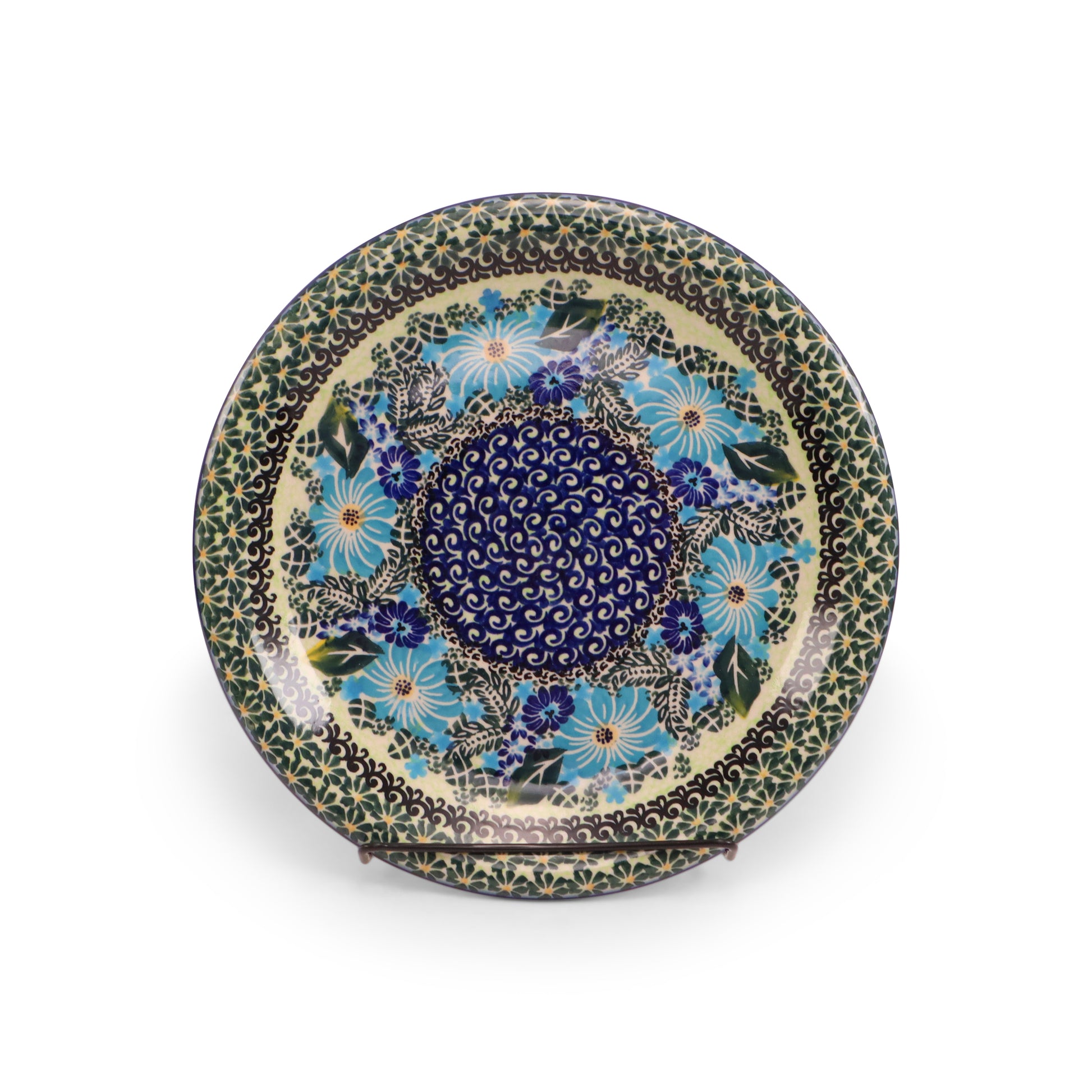 10.5" Dinner Plate.Pattern: Cornflower Craze