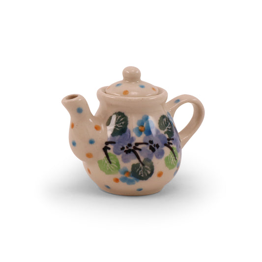 Mini Decorative Teapot. Pattern: Classic Blooms