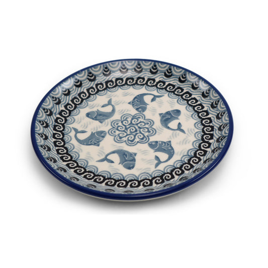 6" Bread Plate .Pattern: Catfish