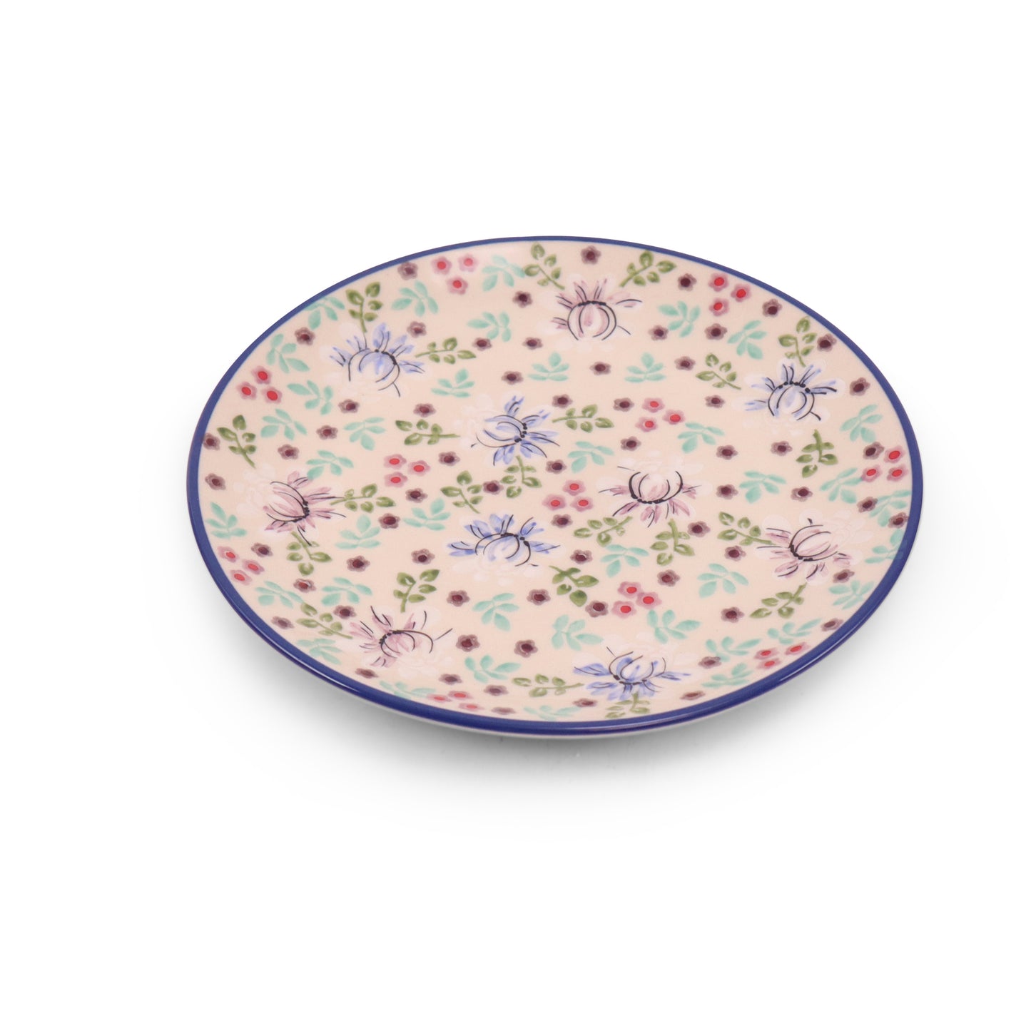 8.5" Dessert Plate. Pattern: Vintage Floral