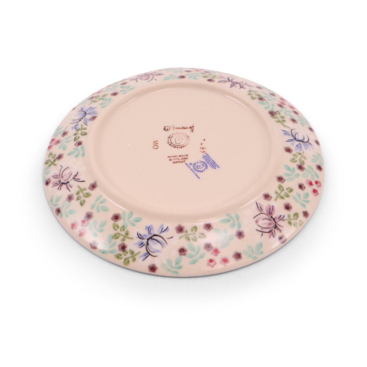 8.5" Dessert Plate. Pattern: Vintage Floral