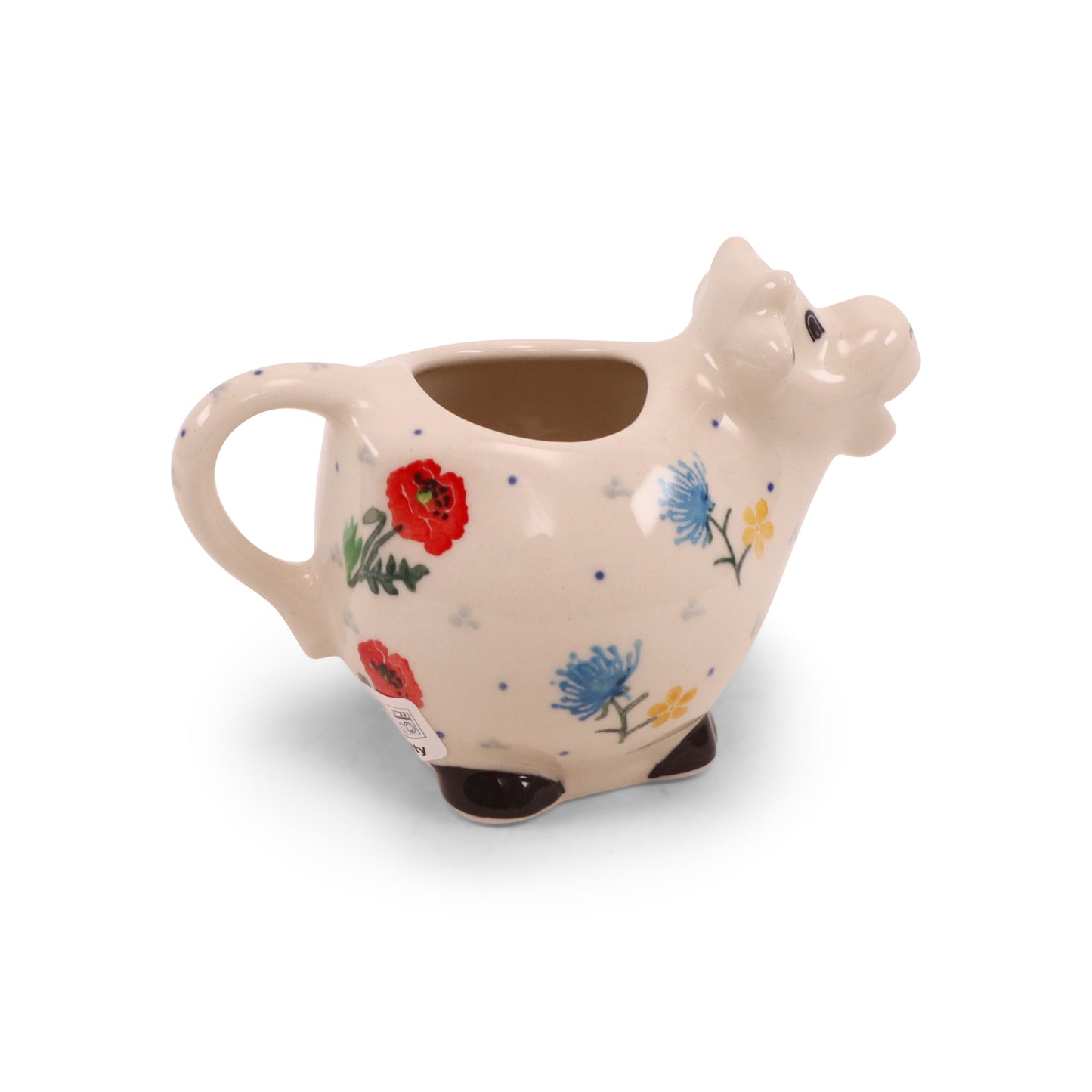 4.5"x3.5" Cow Creamer. Pattern: Placid Plains