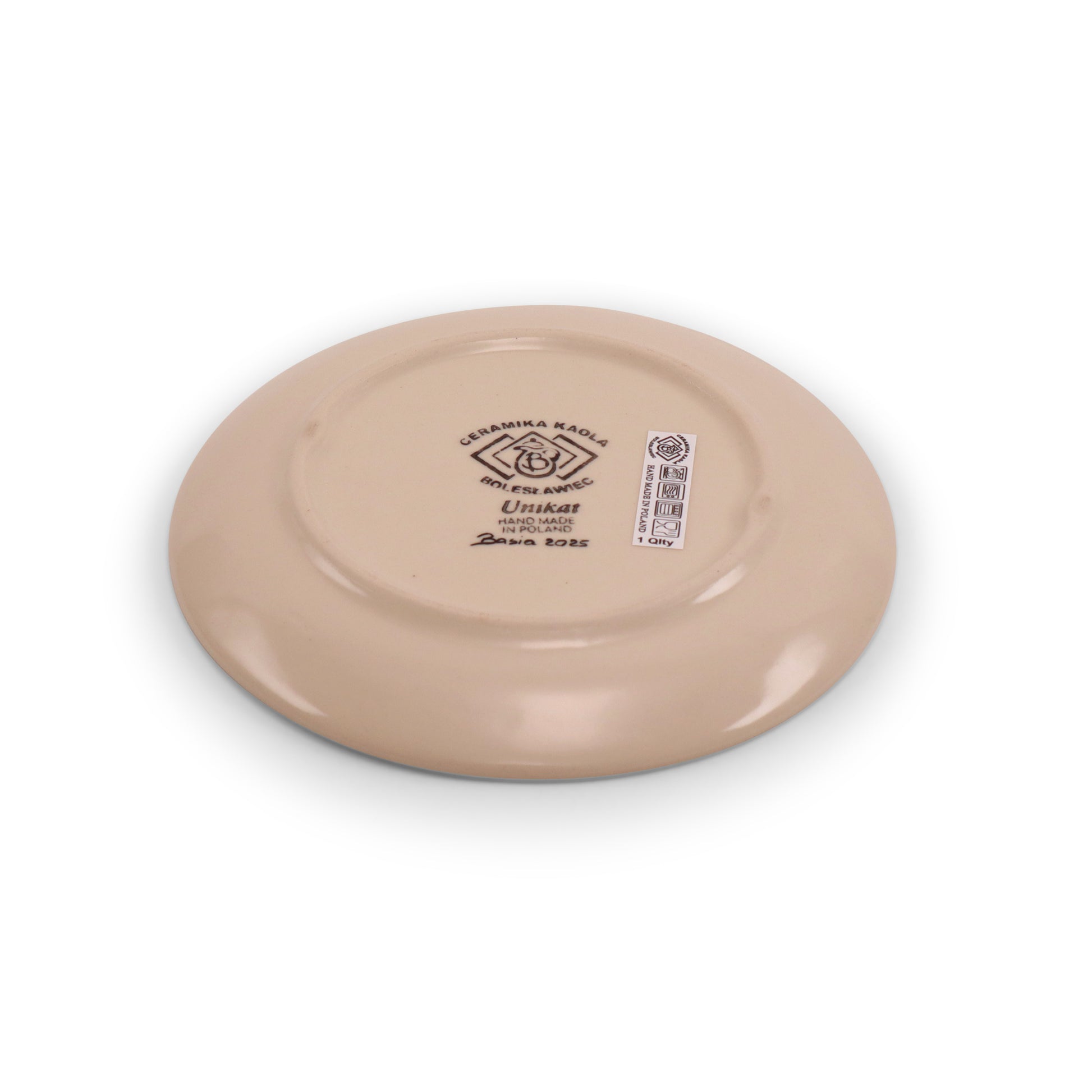 7.5" Dessert Plate.Pattern: Cobalt Meadow