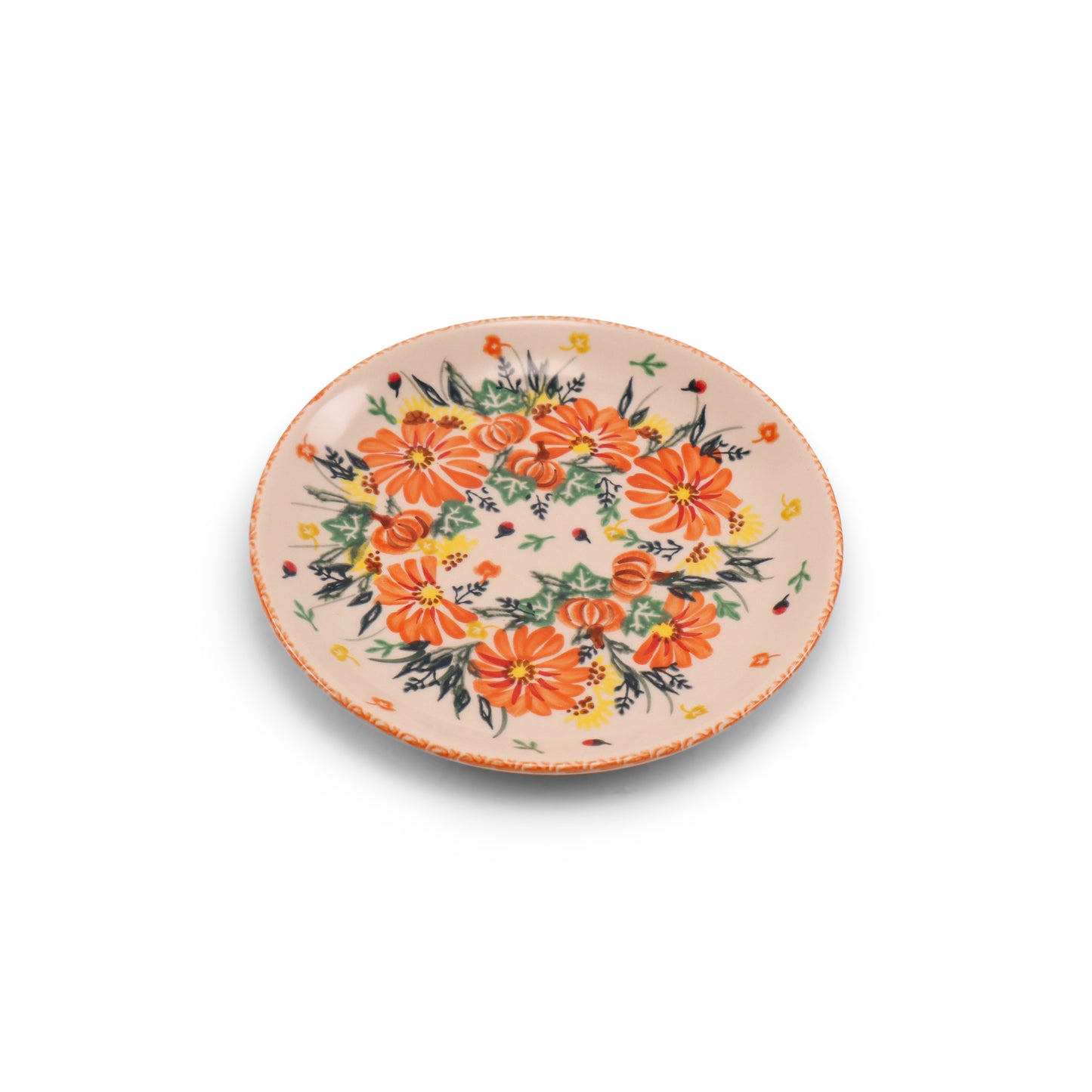 7.5" Dessert Plate. Pattern: Festive Fall