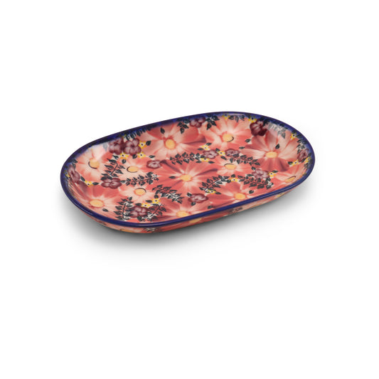 9"x5.5" Oval Tray Pattern: Pretty In Pink