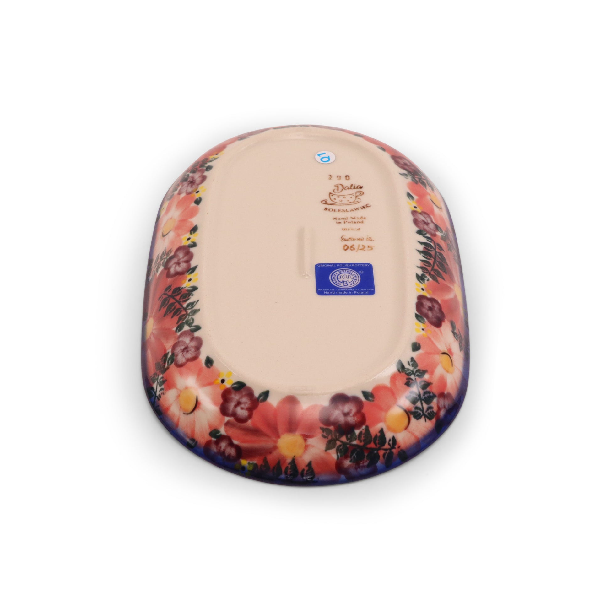 9"x5.5" Oval Tray Pattern: Pretty In Pink