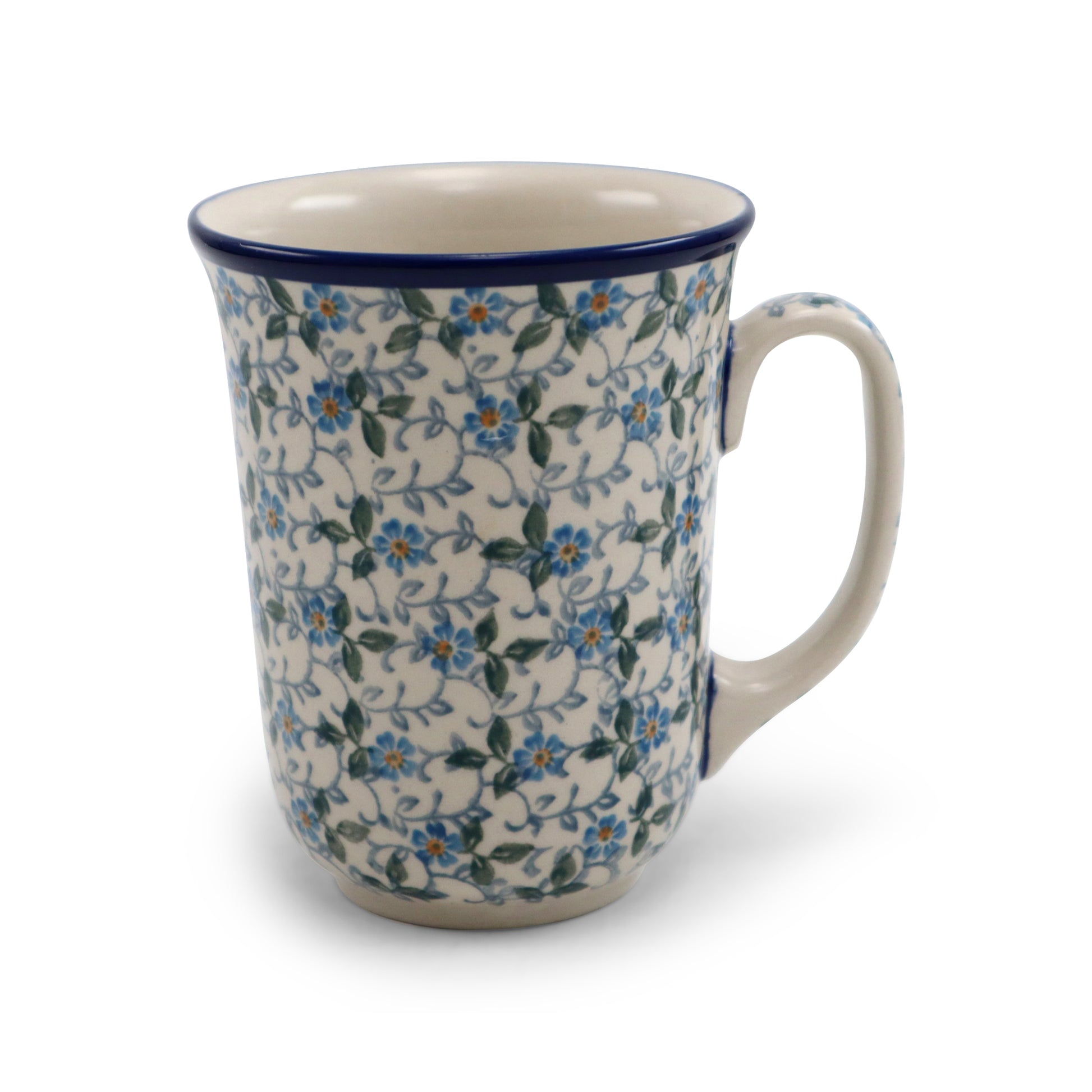 16oz Bistro Mug.Pattern: Dainty Flowers