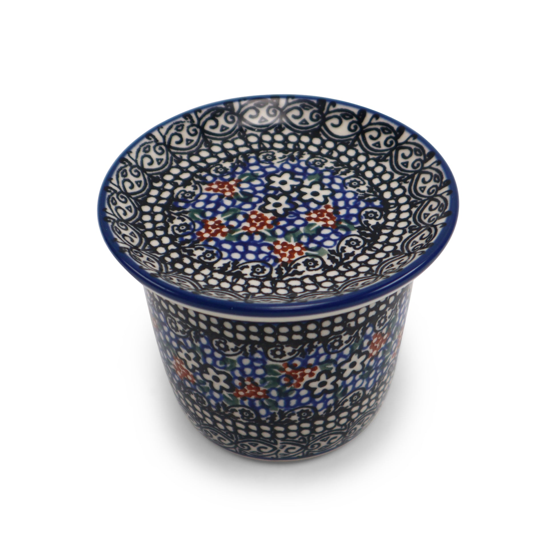 3"x3" Cup and Saucer no Handle.Pattern: Night Dance