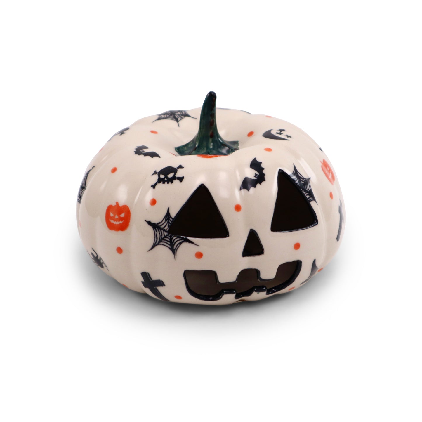 6"x4" Jack O'Lantern Figurine.Pattern: Halloween