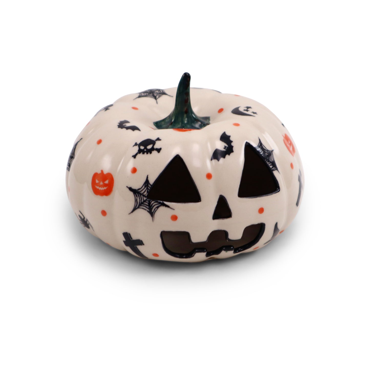 6"x4" Jack O'Lantern Figurine.Pattern: Halloween