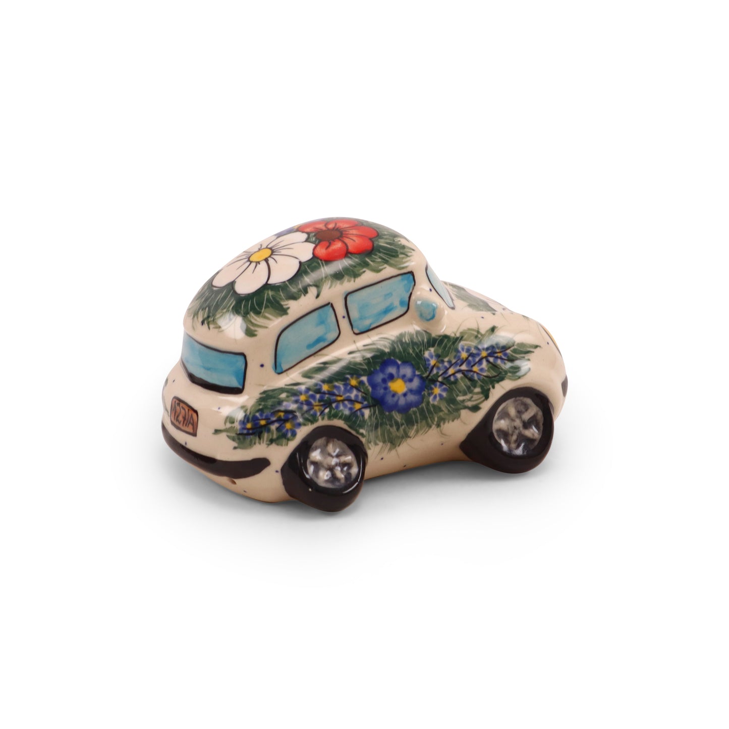 6"x4"x4" Car Figurine. Pattern: Fresh Start