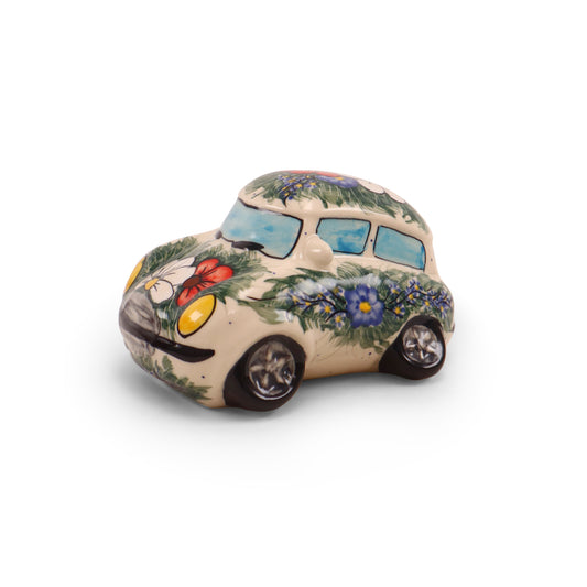 6"x4"x4" Car Figurine. Pattern: Fresh Start