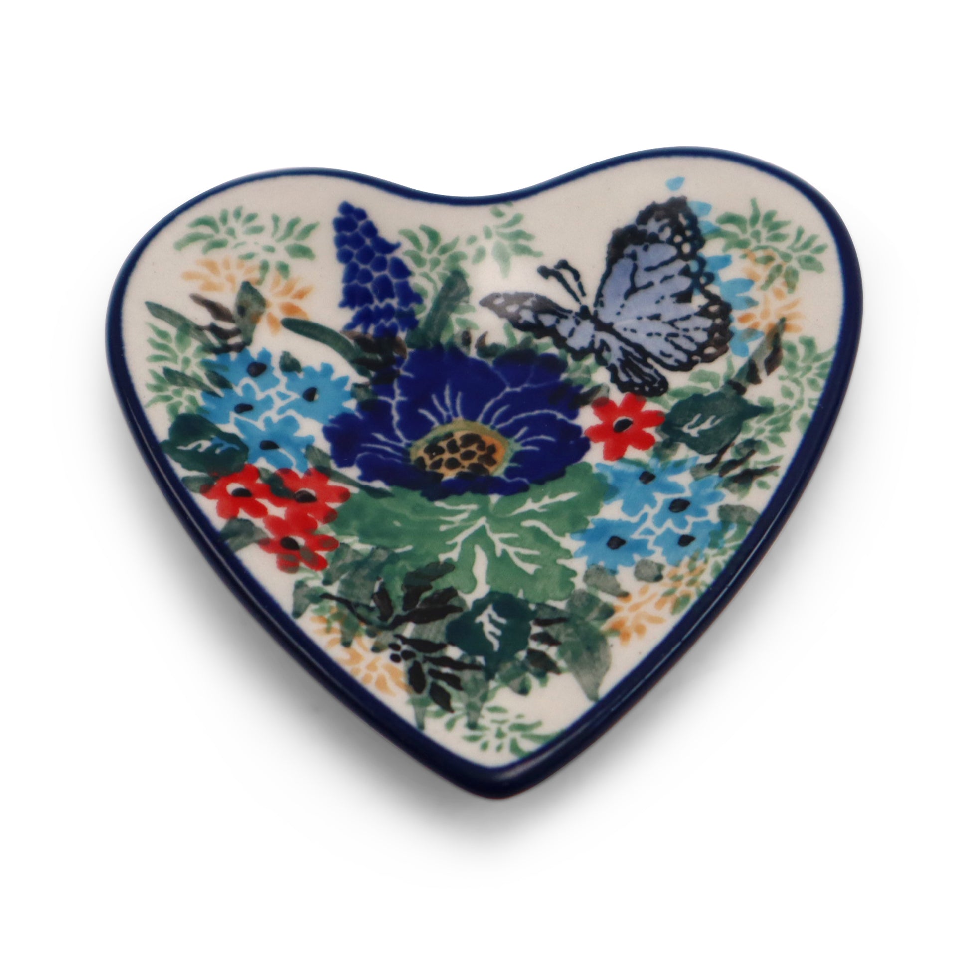 3.5"x3.5" Heart Plate.Pattern: U4087