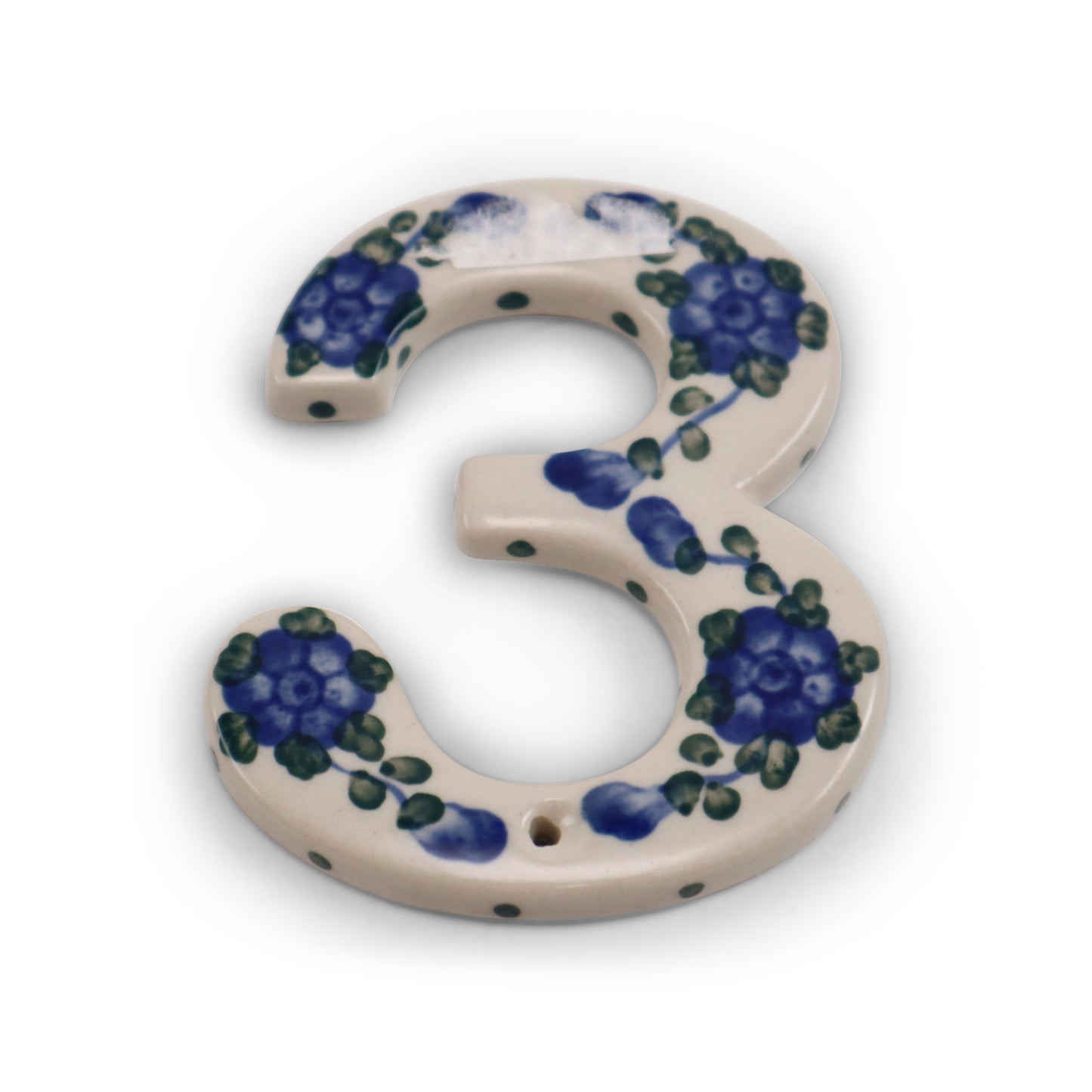 4"x3" Number .Pattern: 3