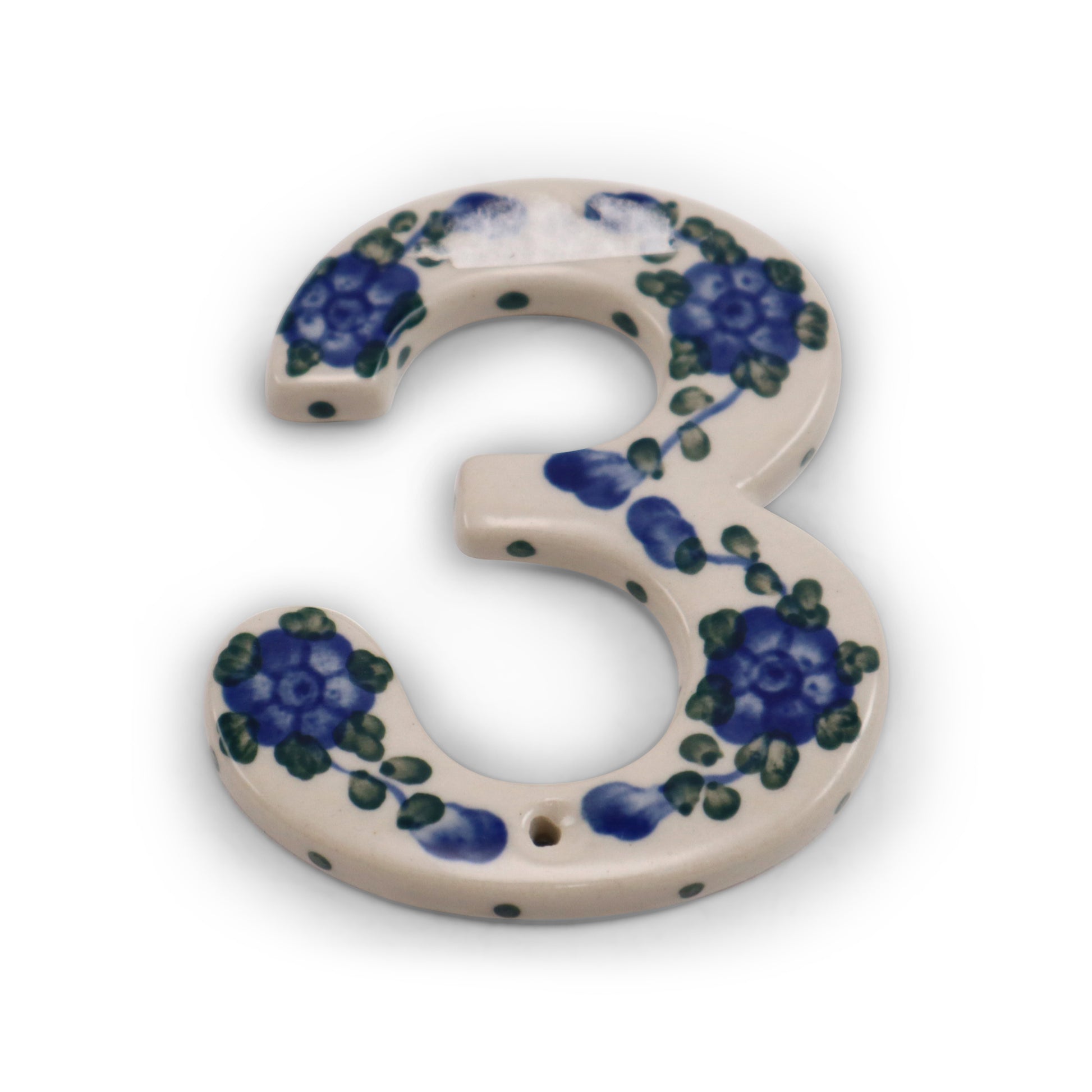 4"x3" Number .Pattern: 3
