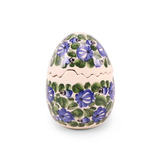 5"x7" Hatched Egg Container. Pattern: Blue Shade