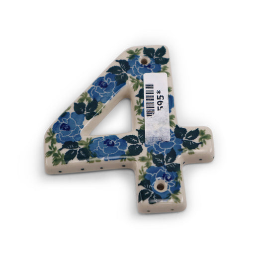 4"x3" Number .Pattern: 4