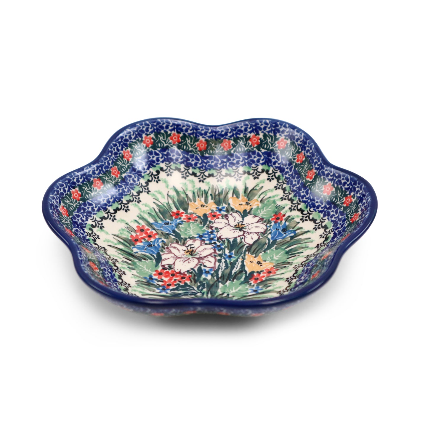 8"x2" Round Wavy Bowl.Pattern: U3683