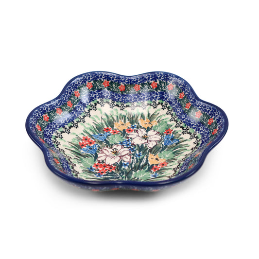 8"x2" Round Wavy Bowl.Pattern: U3683