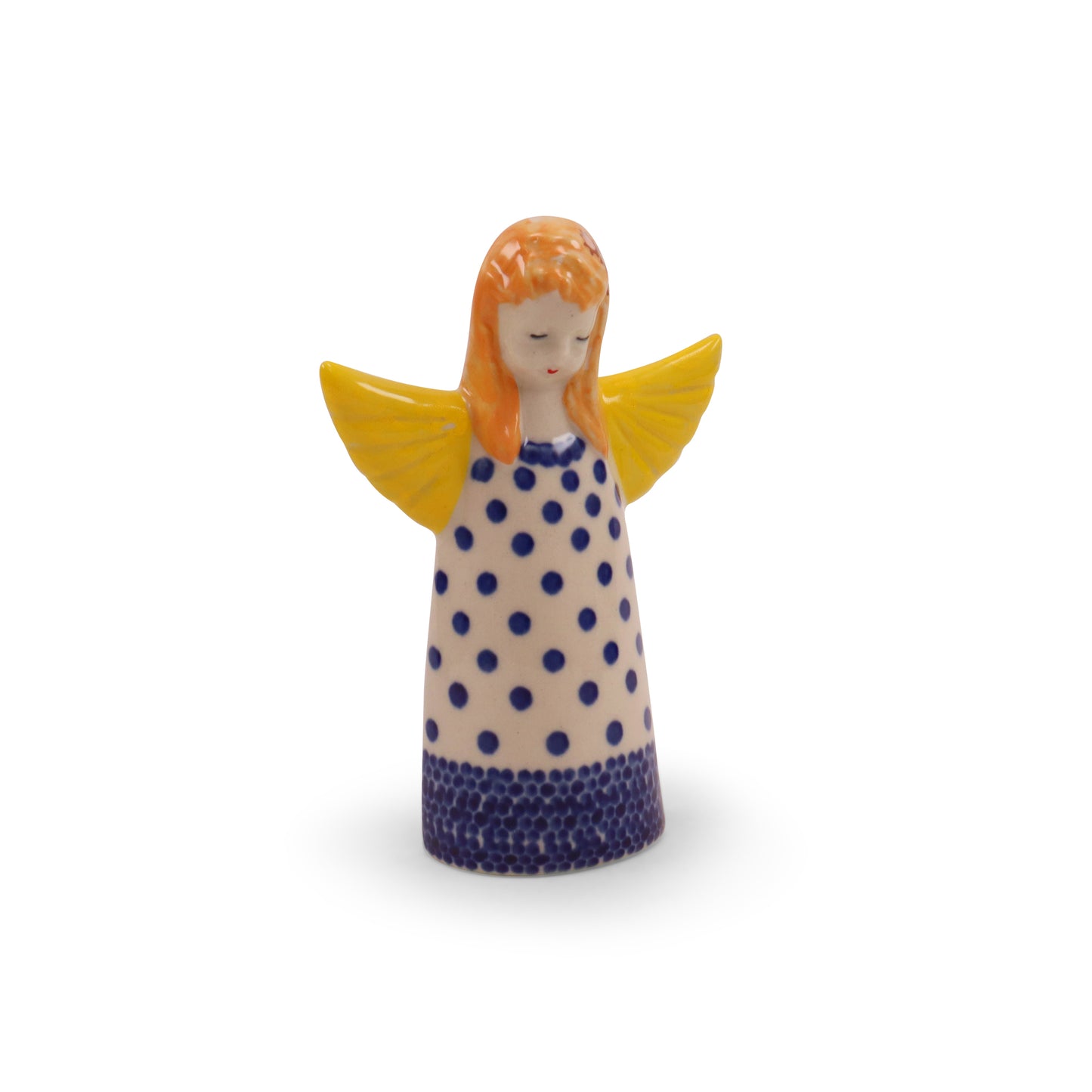 4"x6" Angel Figurine. Pattern: Dots