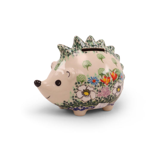 6"x4" Hedgehog Piggy Bank. Pattern: Under the Sea