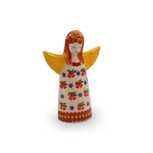 4"x6" Angel Figurine. Pattern: Festive Bells