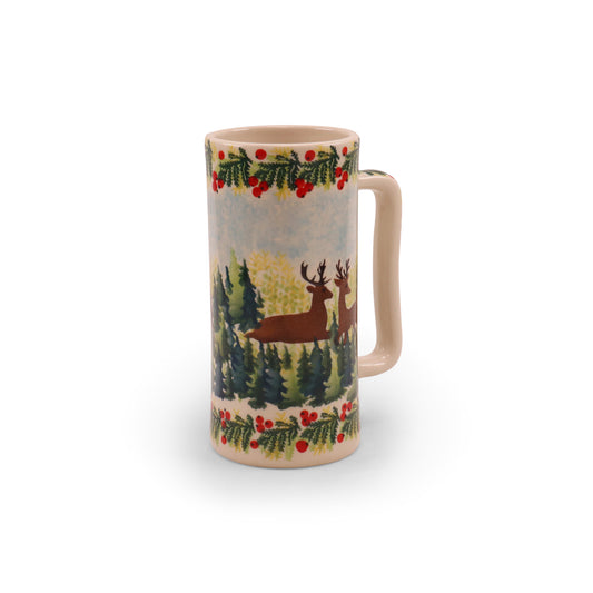 16oz Beer Mug. Pattern: Big Bucks