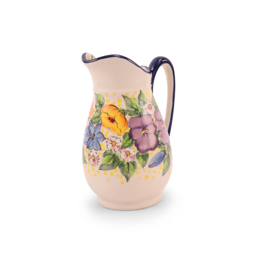 1.5L Pitcher. Pattern: Spring Serenade