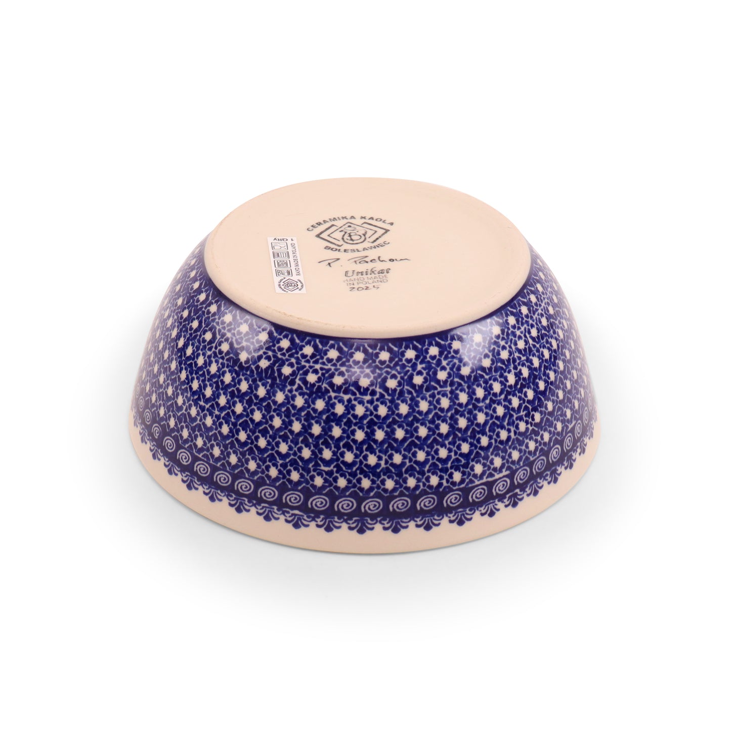 Round Nest Bowls Set of 4.Pattern: Summer Wreath