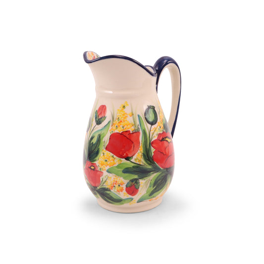 1.5L Pitcher. Pattern: Poppy Flower