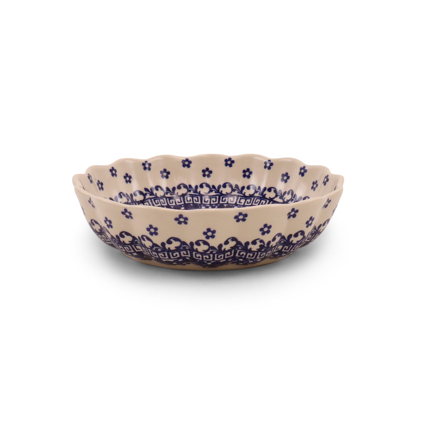 8" Waved Bowl. Pattern: 208B