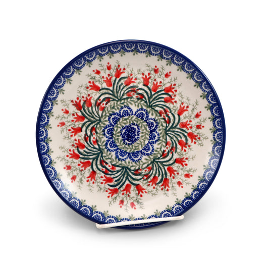 8" Dessert Plate.Pattern: Crimson Bells