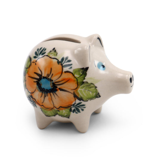 4"x3" Pig Figurine.Pattern: Prank