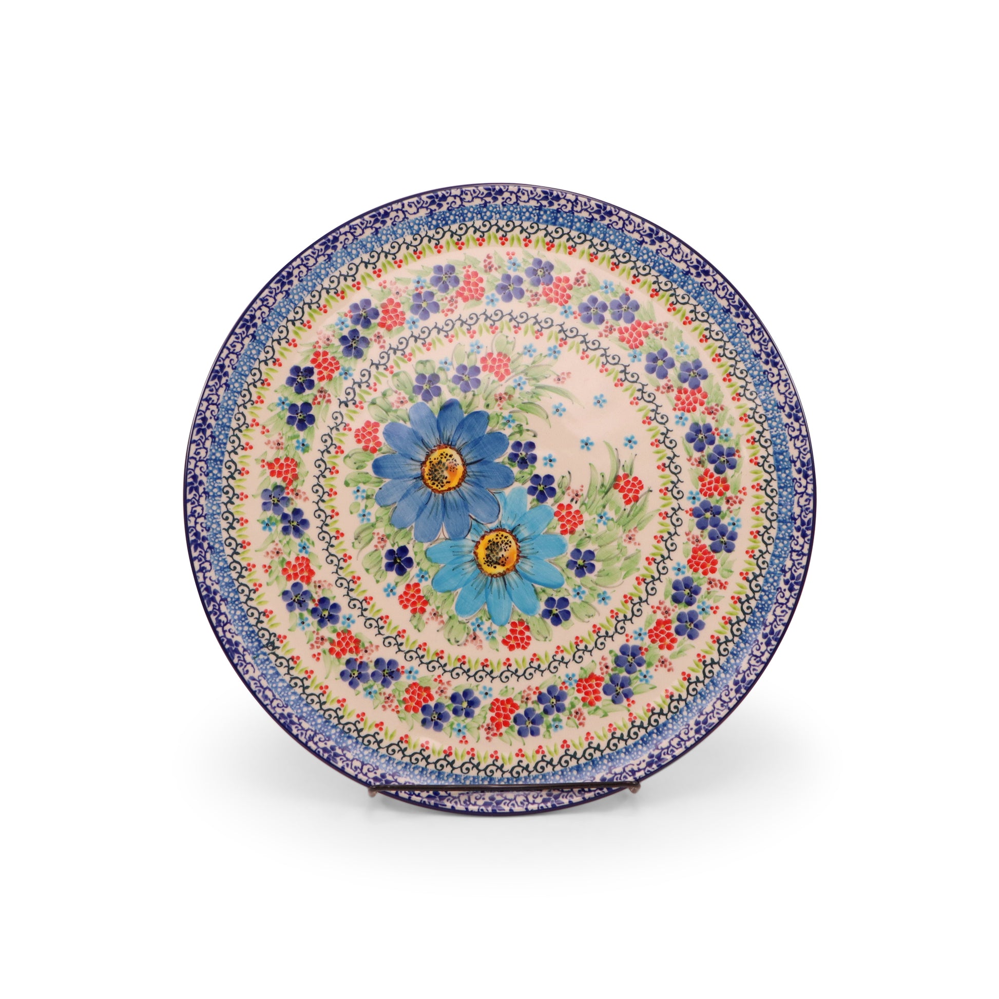 13" Pizza Plate. Pattern: Summer Spritz