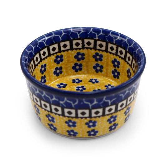3.5"x2" Ramekin.Pattern: Sunburn
