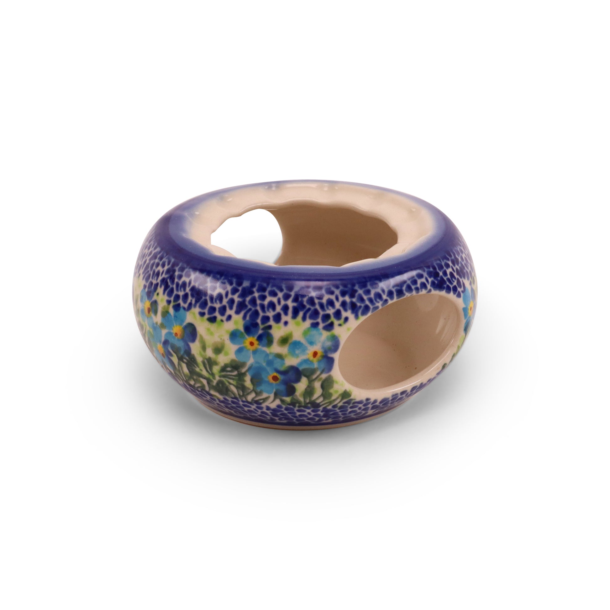 4" Warmer, Pattern: Forget Me Not