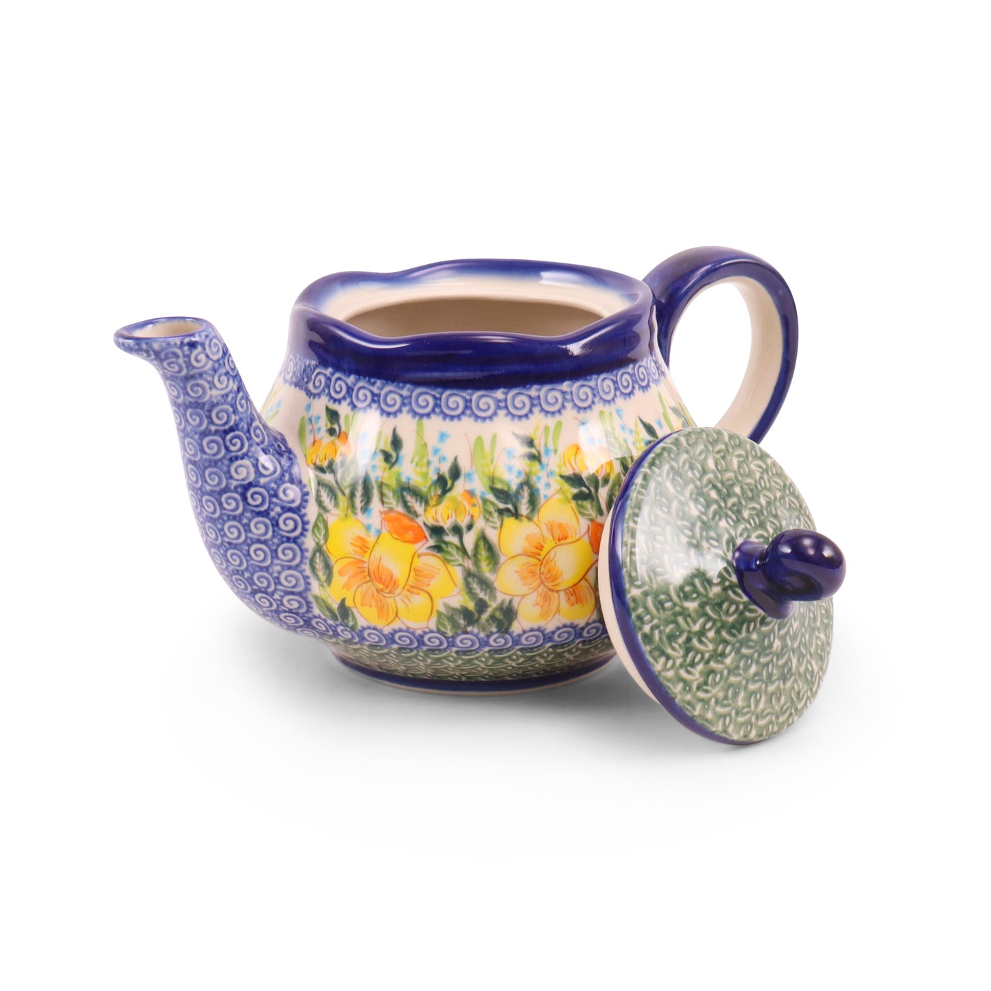 24oz Fruti Teapot. Pattern: Daffodil Full
