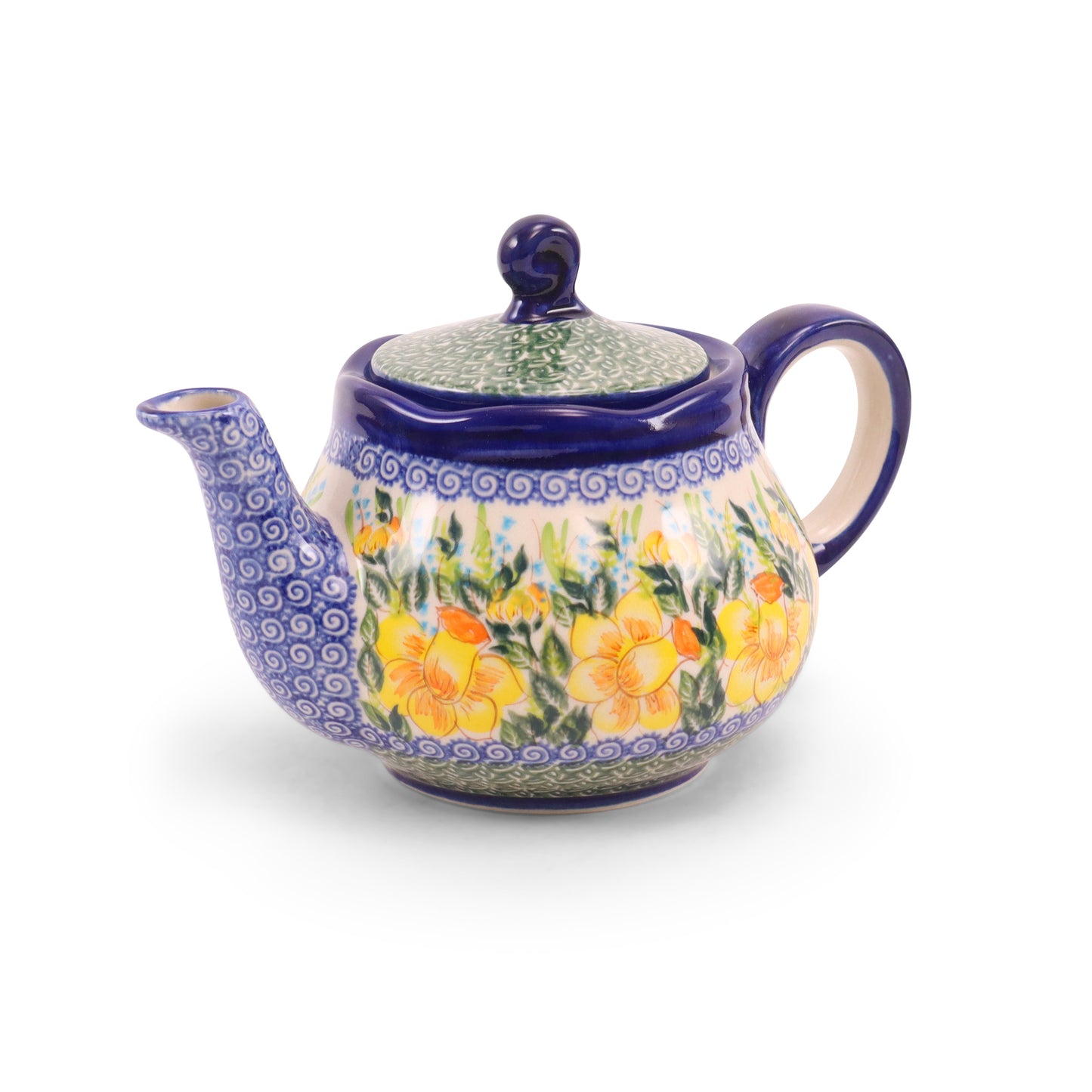 24oz Fruti Teapot. Pattern: Daffodil Full