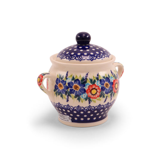 5.5"x6" Sugar Bowl LE.Pattern: Citronelle