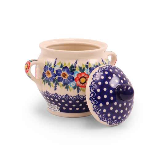 5.5"x6" Sugar Bowl LE.Pattern: Citronelle