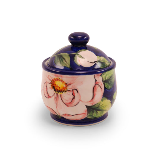 8oz Sugar Bowl. Pattern: Summer Night