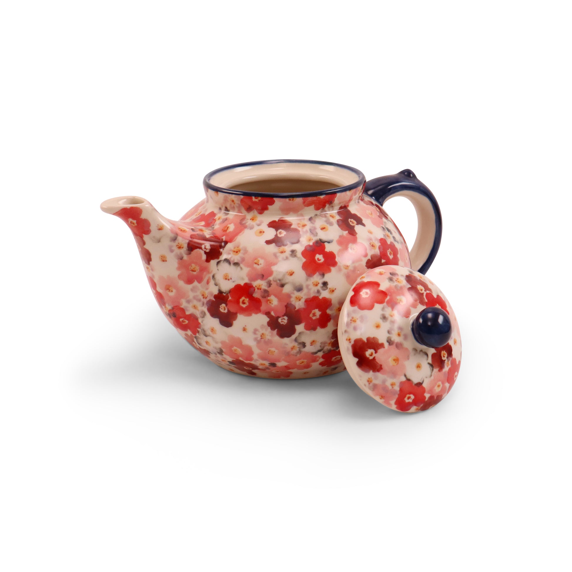 1.3L Teapot with Warmer. Pattern: Feeling Mellow